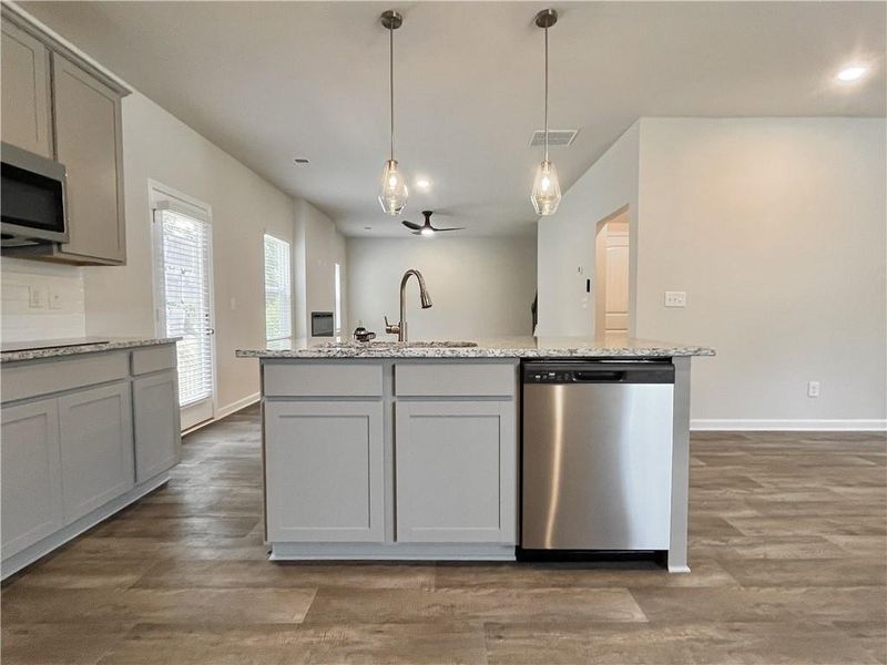 Furnished interior view inside a new home in River Walk Farm, Covington (Image 5).