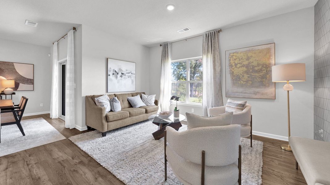 Furnished interior view inside a new home in Riggs Pointe, Millington (Image 18).