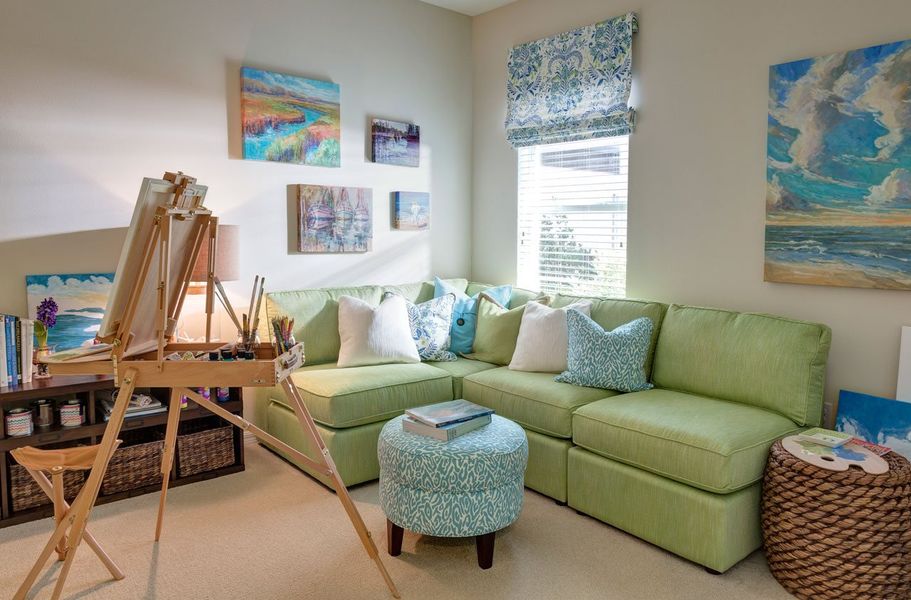 Representative furnished interior of a home built from the Applause by Neal Communities in Verandah, Fort Myers (Image 8).