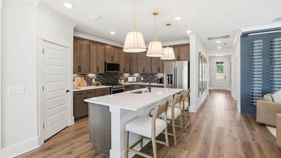 Furnished interior view inside a new home in Point Hope, Charleston (Image 4).