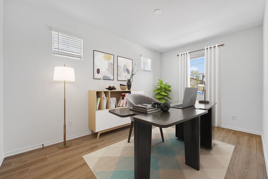 Furnished interior view inside a new home in La Mira, Mesa (Image 10). Furnished interior view inside a new home in La Mira, Mesa (Image 10).