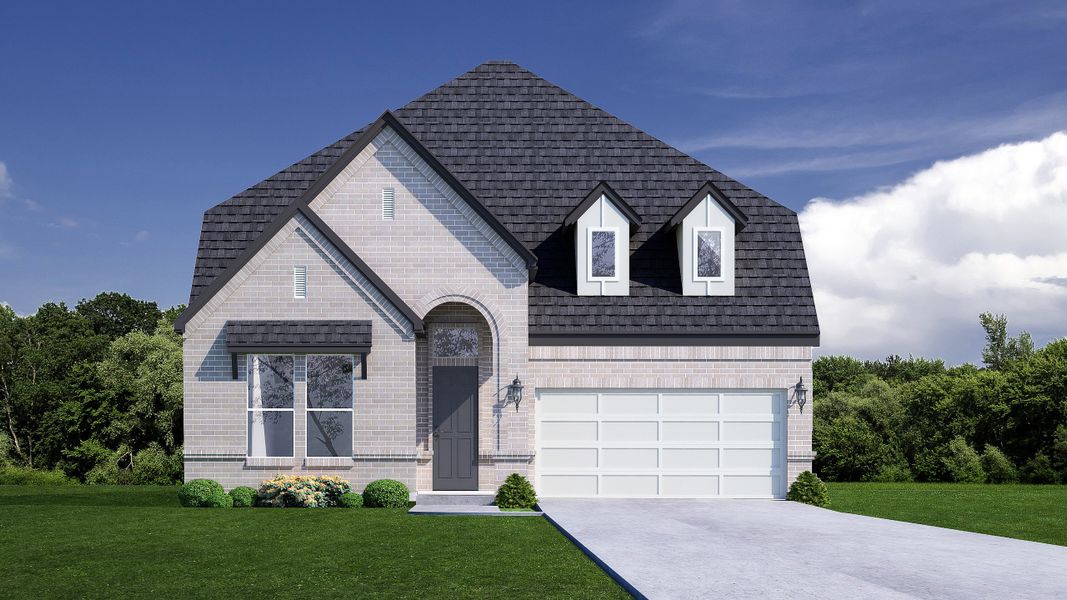 Representative exterior photo of a completed home built from the Alyssa by Our Country Homes in Parks of Aledo, Aledo, TX (Image 4).