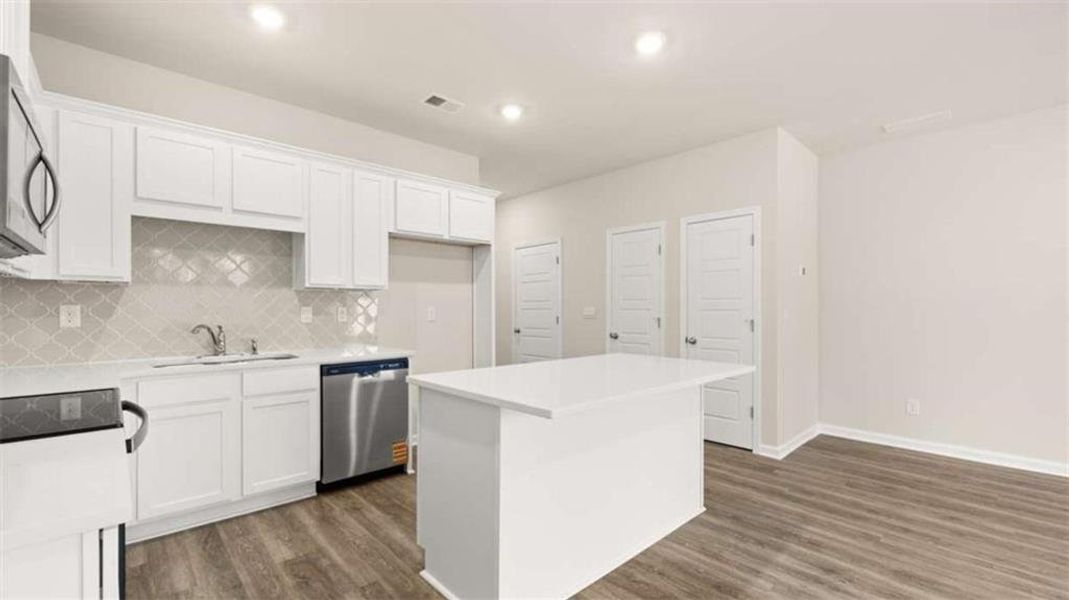 Furnished interior view inside a new home in The Gables at Agricultural Village, Perry (Image 7).