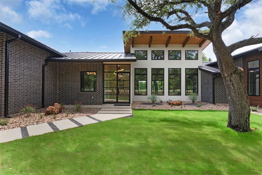 Front exterior of a new home in , Salado, TX, highlighting curb appeal (Image 1). Front exterior of a new home in , Salado, TX, highlighting curb appeal (Image 1).