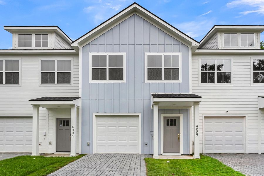 Front exterior of a new home in , North Charleston, SC, highlighting curb appeal (Image 22).