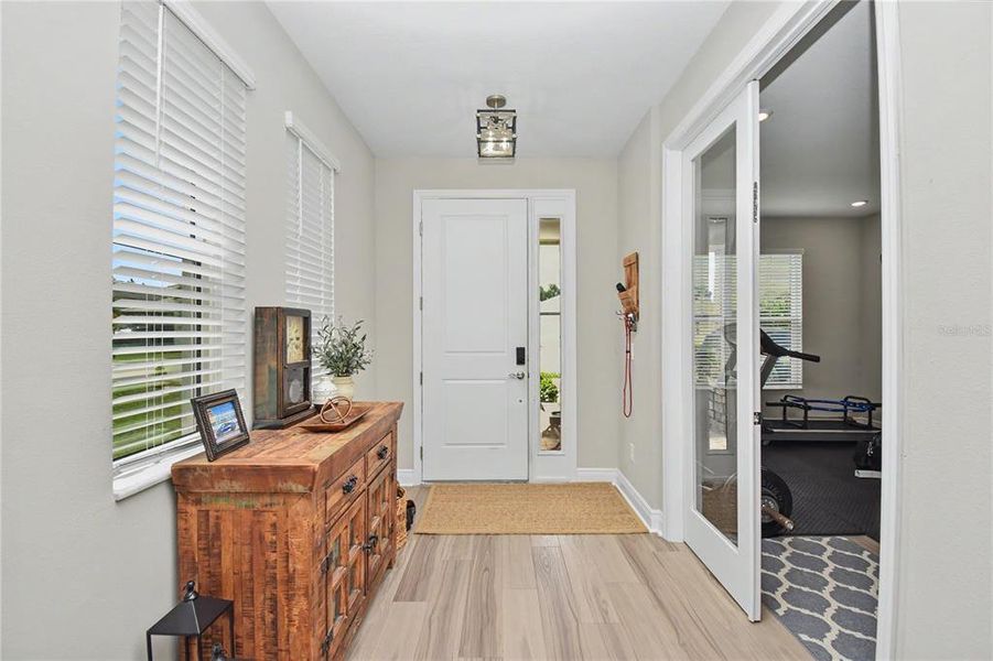 Furnished interior view inside a new home in Cypress Glen at River Wilderness, Parrish (Image 4).