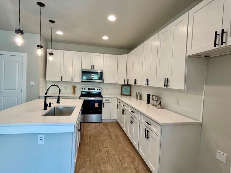 Recessed lighting throughout. Recessed lighting throughout.