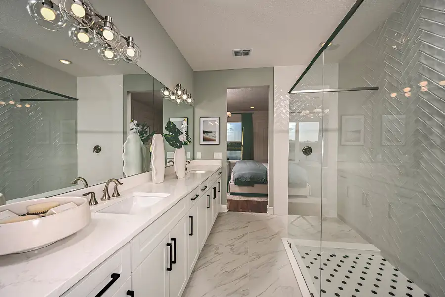 Representative furnished interior of a home built from the Briella by Risewell Homes in Country Club Estates, Palm Bay (Image 10).