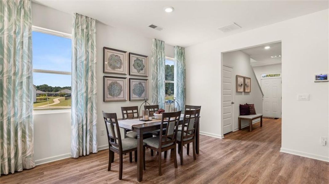 Furnished interior view inside a new home in Shoal Creek, Hampton (Image 22). Furnished interior view inside a new home in Shoal Creek, Hampton (Image 22).