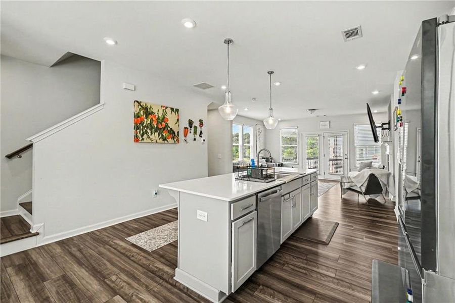 Furnished interior view inside a new home in , Acworth (Image 8).