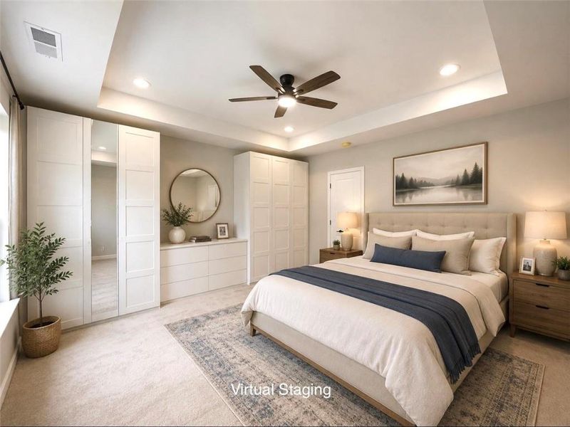 Furnished interior view inside a new home in , Gainesville (Image 4).