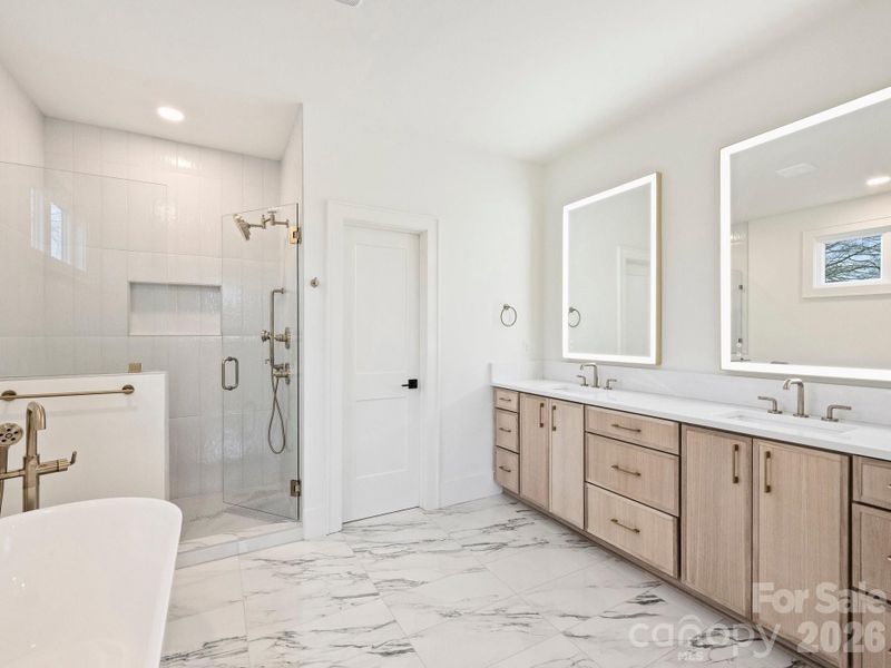 Furnished interior view inside a new home in , Charlotte (Image 14).