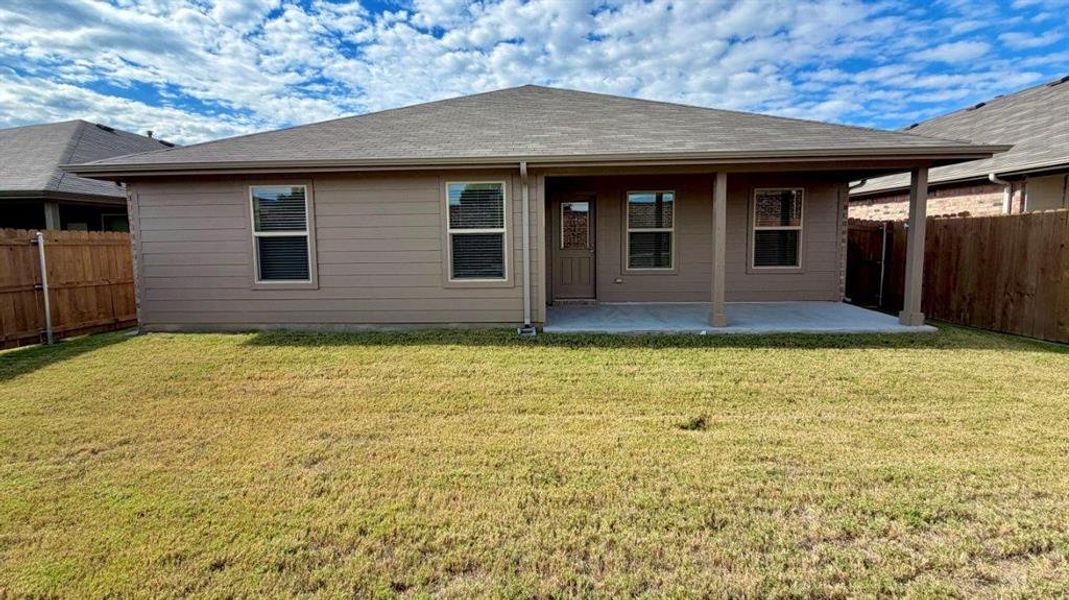 Patio - All Home and community information, including pricing, included features, terms, availability and amenities, are subject to change at any time without notice or obligation. All Drawings, pictures, photographs, video, square footages, floor plans, elevations, features, colors and sizes are approximate for illustration purposes only and will vary from the homes as built.