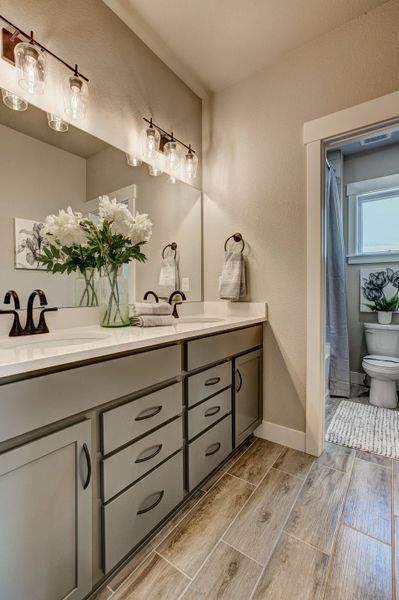 Representative furnished interior of a home built from the The Avalon by Landmark Homes in Vernazza, Windsor (Image 34).