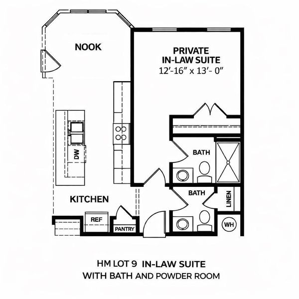 HM LOT 9 Main Level Private In-Law Suite