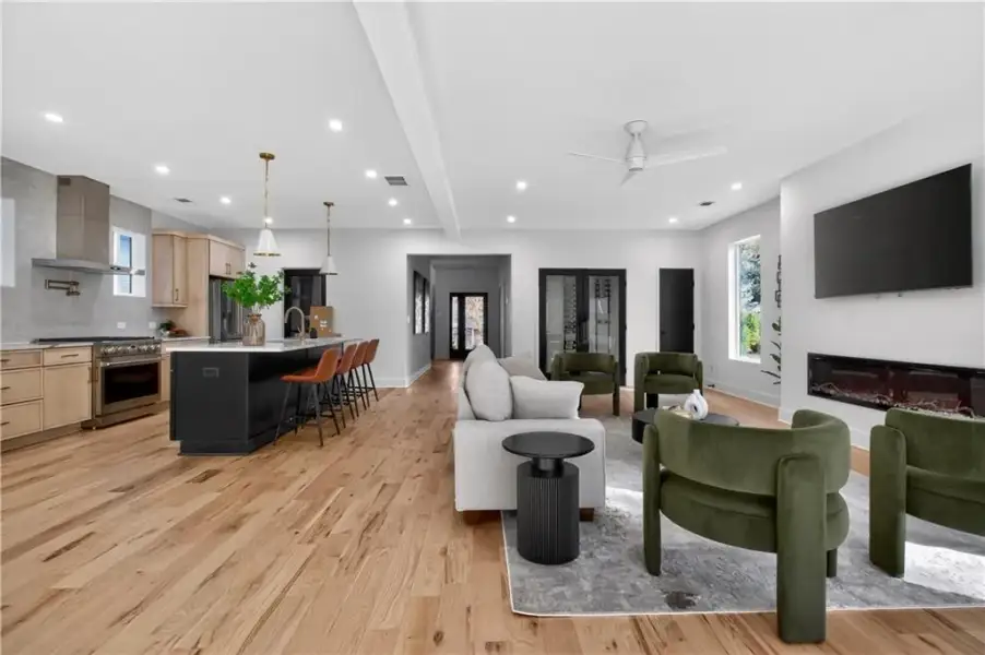 Furnished interior view inside a new home in , Atlanta (Image 8).