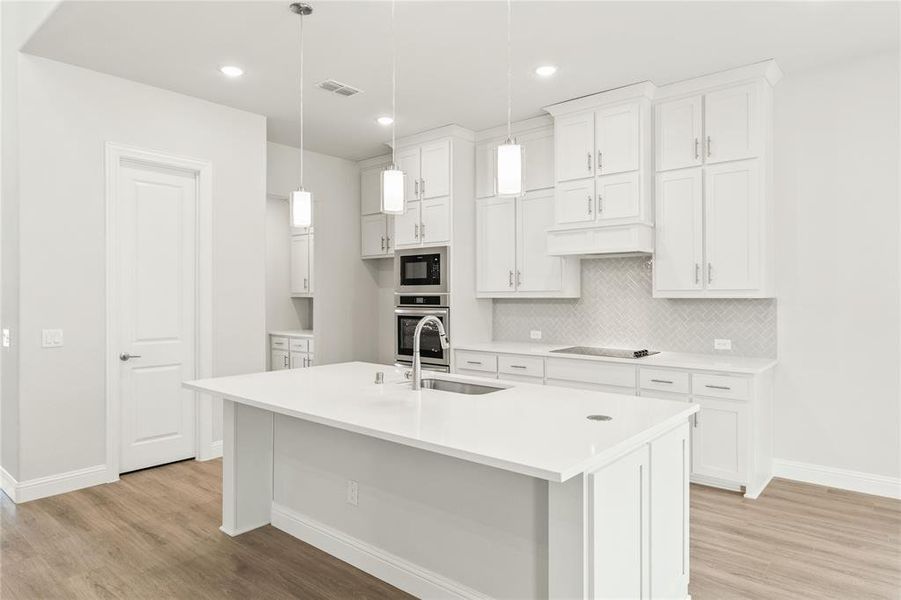 Furnished interior view inside a new home in Ridgepoint, Midlothian (Image 10). Furnished interior view inside a new home in Ridgepoint, Midlothian (Image 10).