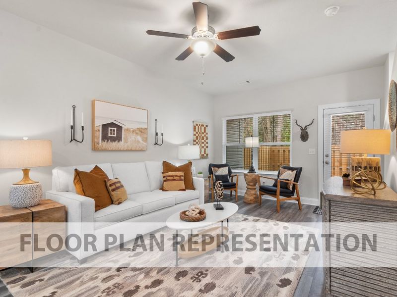 Athens Plan Living Room | Ivey Homes Athens Plan Living Room | Ivey Homes