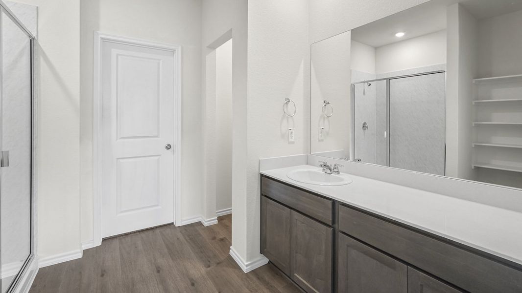 Representative furnished interior of a home built from the Florence by D.R. Horton in Cottonwood, Dorchester (Image 6).
