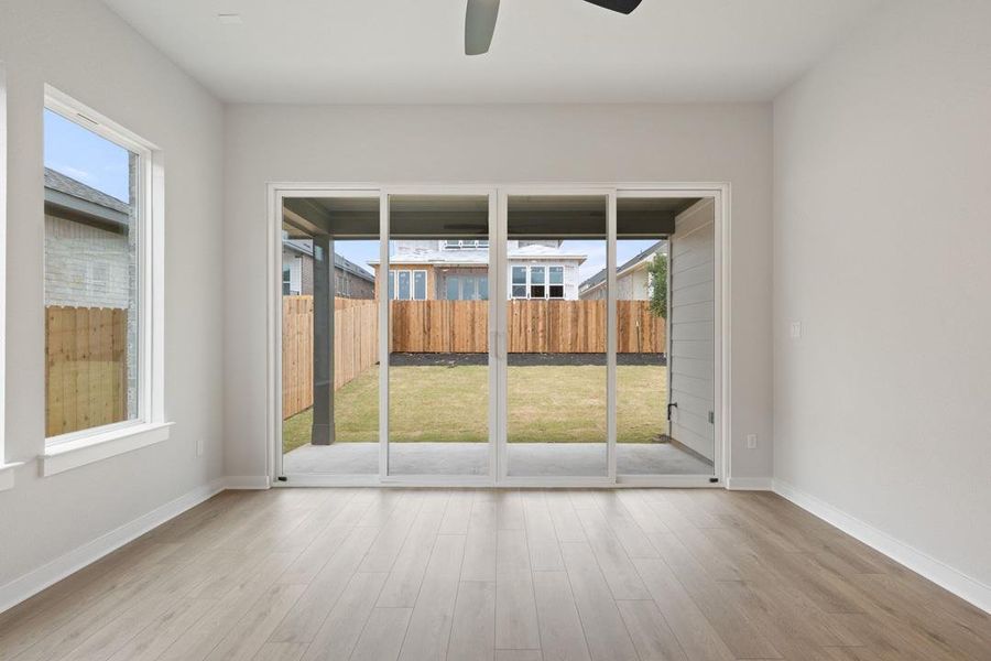 Spacious, unfurnished interior of a new home in Heritage, Dripping Springs (Image 21). Spacious, unfurnished interior of a new home in Heritage, Dripping Springs (Image 21).