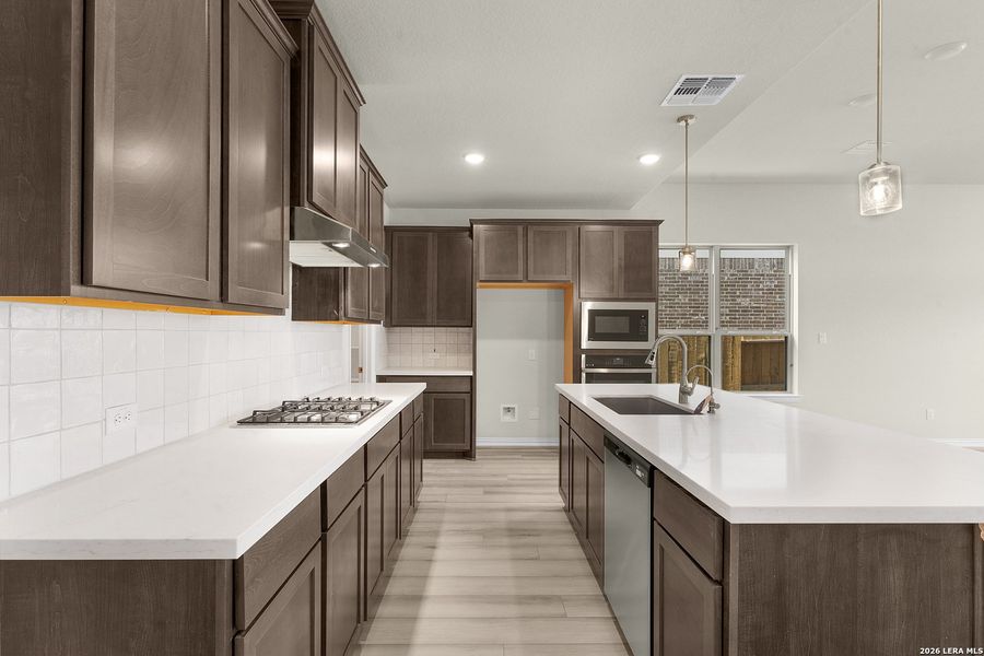 Furnished interior view inside a new home in Meyer Ranch - Enclave, New Braunfels (Image 9).