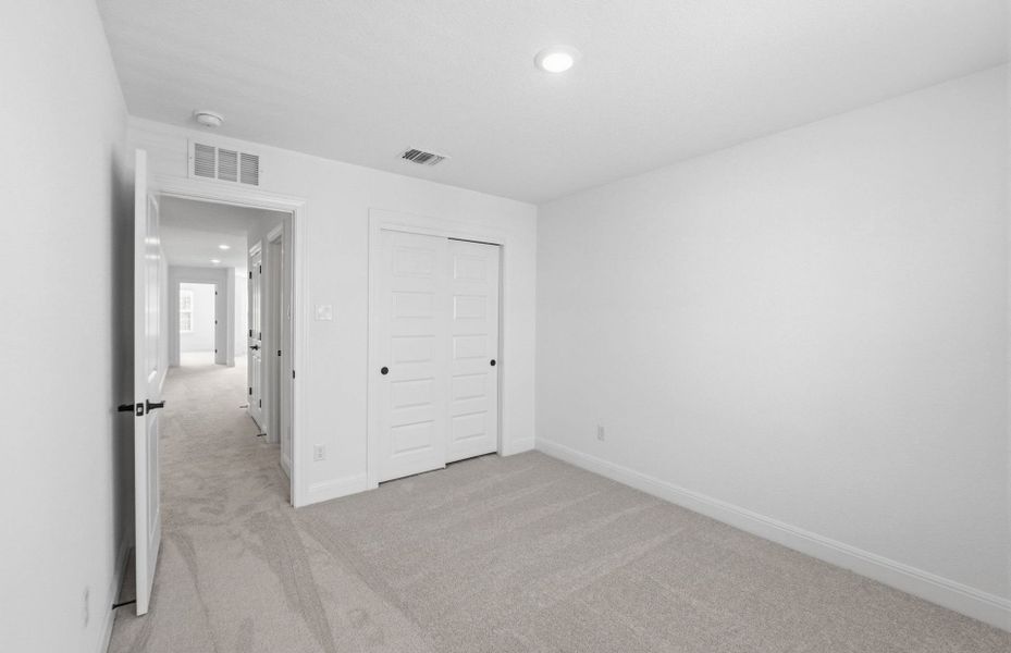 Spacious, unfurnished interior of a new home in Horizon Lake, Leander (Image 48). Spacious, unfurnished interior of a new home in Horizon Lake, Leander (Image 48).