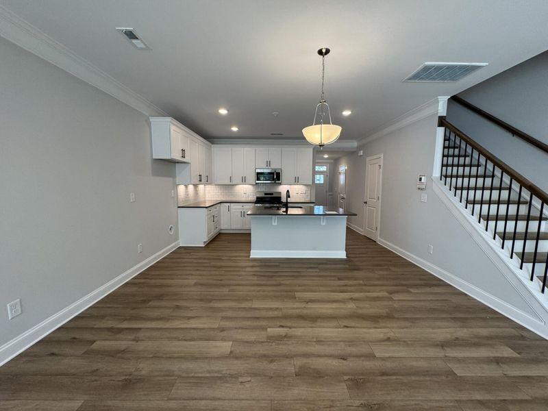 Spacious, unfurnished interior of a new home in Harrisburg Village Townhomes, Harrisburg (Image 9). Spacious, unfurnished interior of a new home in Harrisburg Village Townhomes, Harrisburg (Image 9).
