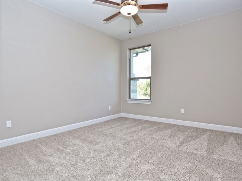 Representative unfurnished interior of a home built from the San Simeon I by Giddens Homes in Clearwater Ranch, Liberty Hill (Image 463).