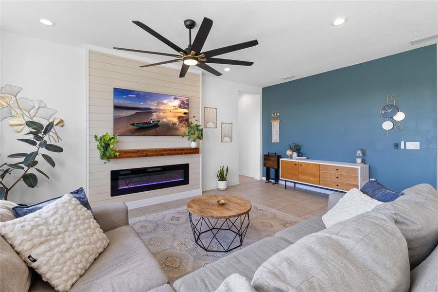 Furnished interior view inside a new home in Isles at Bayview, Parrish (Image 8).