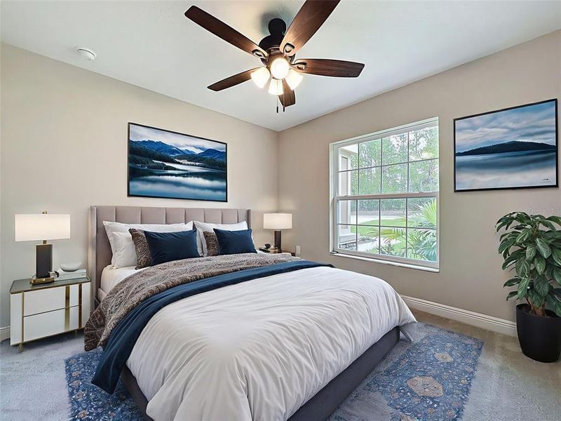 Furnished interior view inside a new home in , Dunnellon (Image 11).