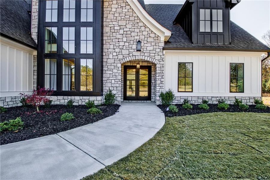 Exterior details and patio area of a home in , Brooks (Image 27).