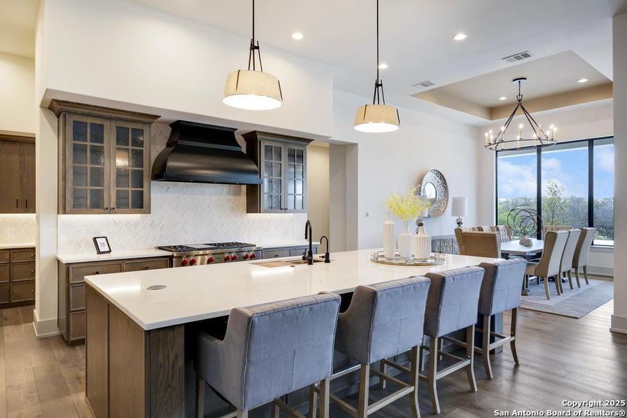 Furnished interior view inside a new home in , Boerne (Image 24).