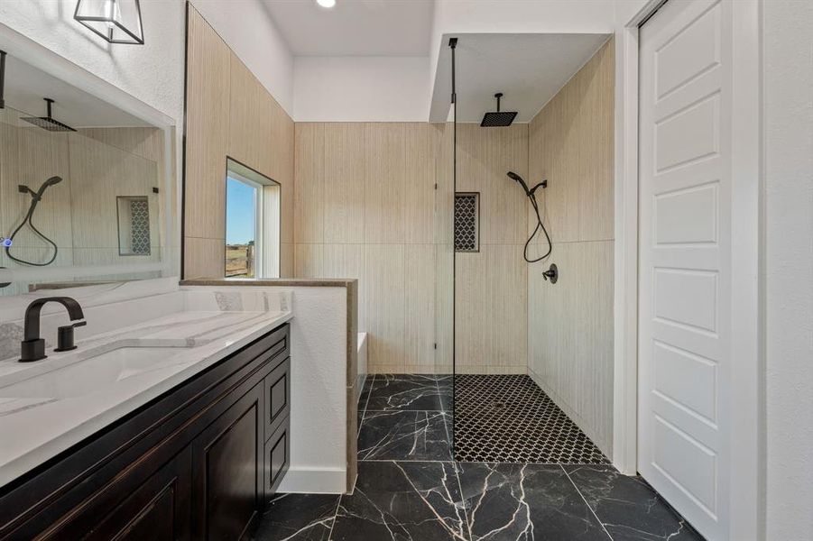 Furnished interior view inside a new home in , Desdemona (Image 15).