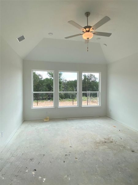 Primary Bedroom with elevated ceiling