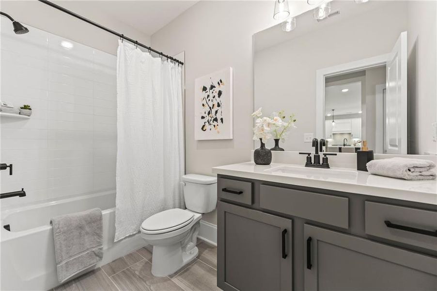 Furnished interior view inside a new home in Oak Valley Estates, Marietta (Image 10).