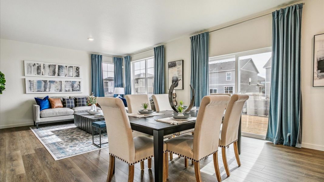 Furnished interior view inside a new home in Spring Valley Ranch, Elizabeth (Image 7).