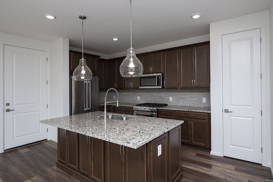 Representative furnished interior of a home built from the 1964 by KB Home in Windler Midtown Villas, Aurora (Image 3).