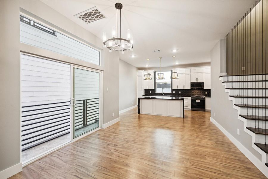 Furnished interior view inside a new home in , Houston (Image 5). Furnished interior view inside a new home in , Houston (Image 5).