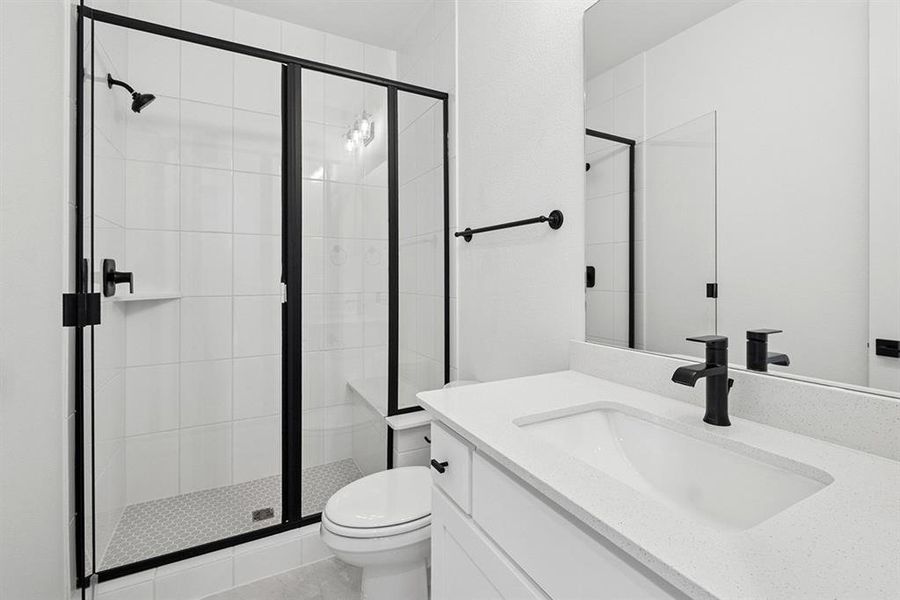 Furnished interior view inside a new home in Impression 55s, Frisco (Image 6).