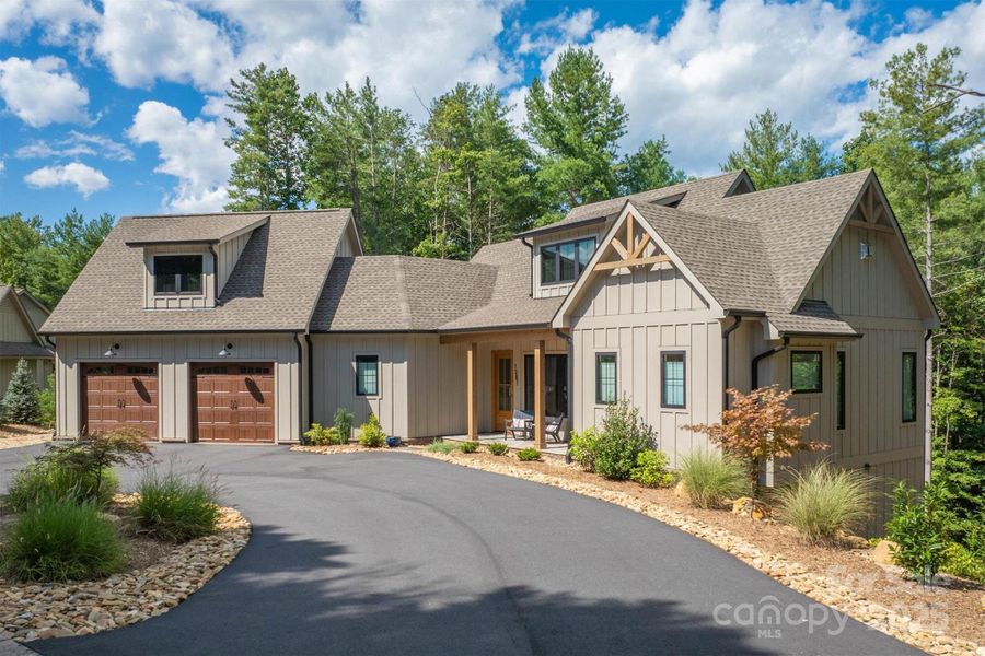 Front exterior of a new home in , Morganton, NC, highlighting curb appeal (Image 18).