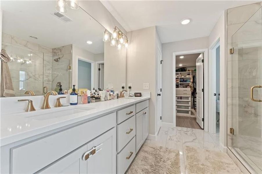 Furnished interior view inside a new home in Tapp Farm, Powder Springs (Image 21). Furnished interior view inside a new home in Tapp Farm, Powder Springs (Image 21).