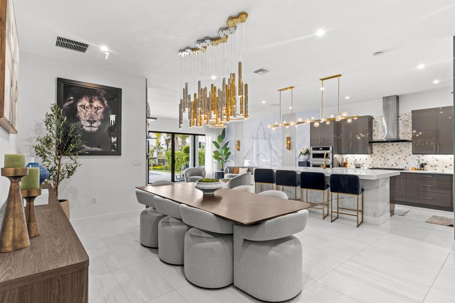 Furnished interior view inside a new home in Solana Bay at Avenir, Palm Beach Gardens (Image 10). Furnished interior view inside a new home in Solana Bay at Avenir, Palm Beach Gardens (Image 10).