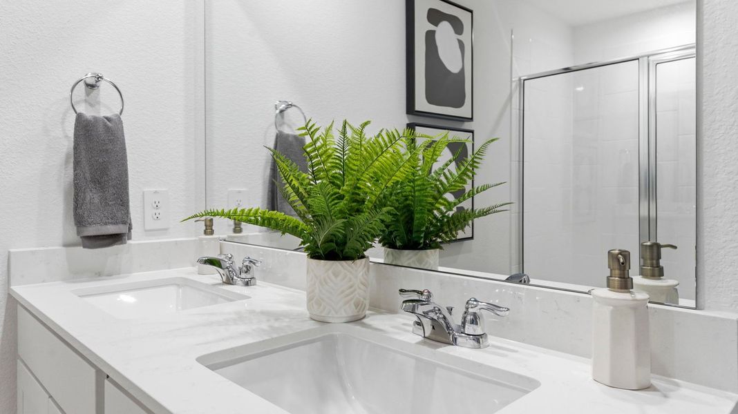 Close-up of interior finishes inside a home in Westland Ranch 50' Homesites, League City (Image 18).