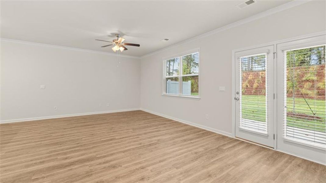 Spacious, unfurnished interior of a new home in , Loganville (Image 12). Spacious, unfurnished interior of a new home in , Loganville (Image 12).