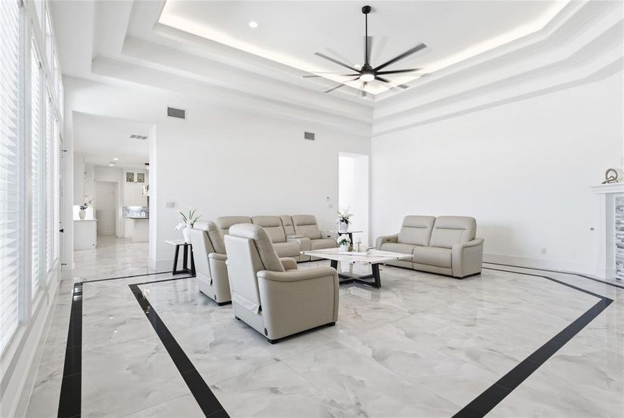 Furnished interior view inside a new home in , Sanger (Image 13).
