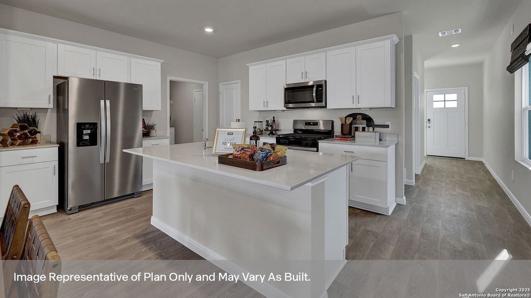 Furnished interior view inside a new home in Whisper South, San Marcos (Image 11).