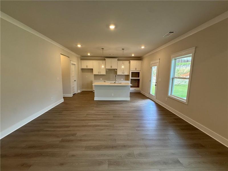 Spacious, unfurnished interior of a new home in Ponderosa Farms Estates, Gainesville (Image 27). Spacious, unfurnished interior of a new home in Ponderosa Farms Estates, Gainesville (Image 27).
