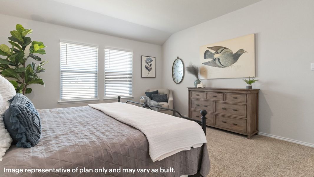 Furnished interior view inside a new home in Blue Ridge Ranch, San Antonio (Image 31).