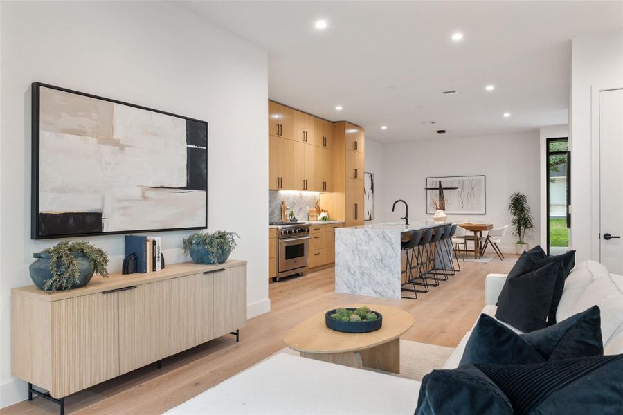 Furnished interior view inside a new home in , Austin (Image 13).
