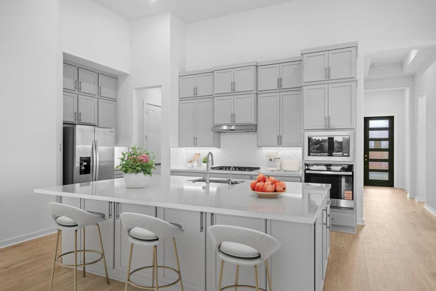 Light & Bright Kitchen - Virtually Staged